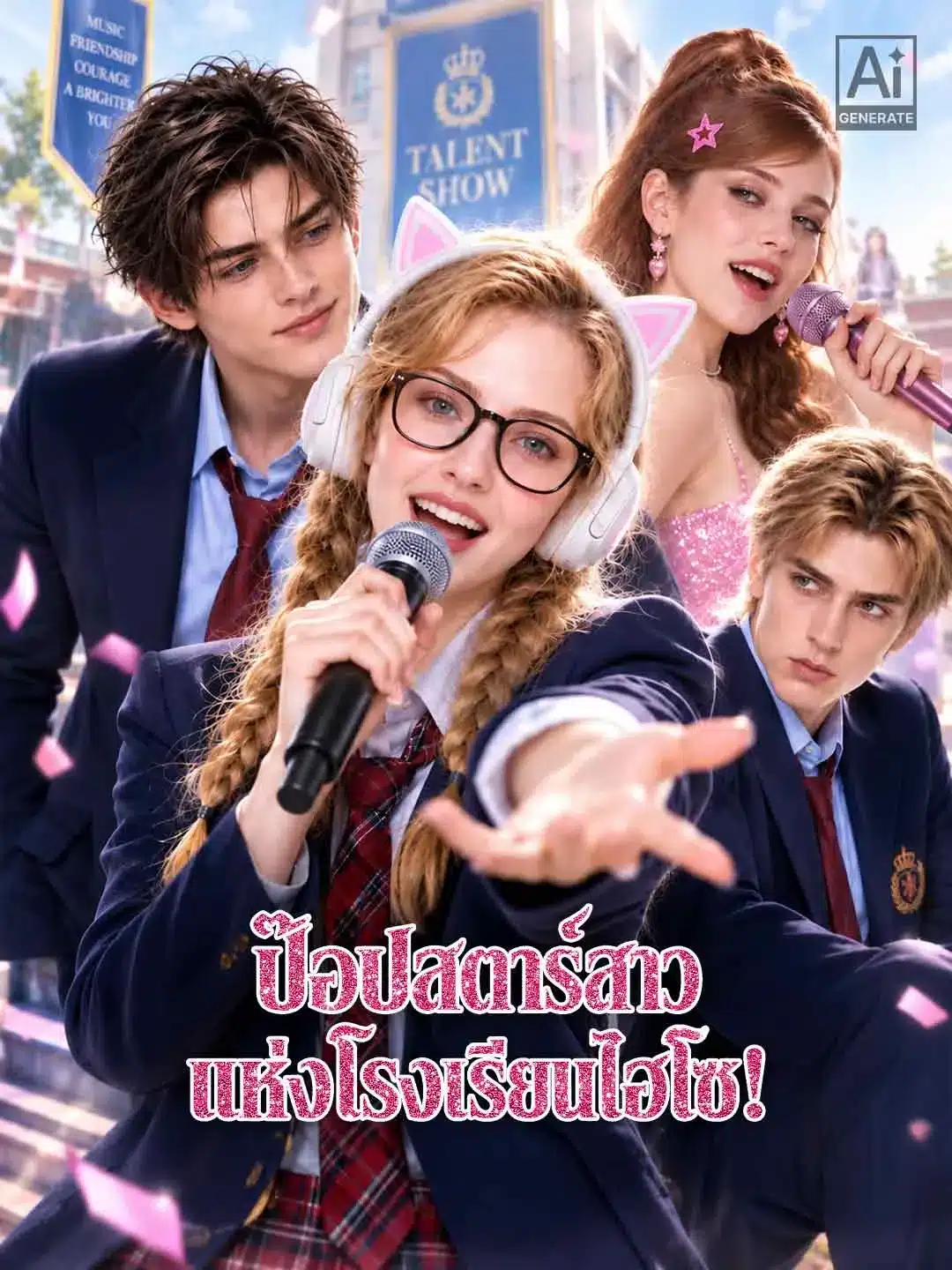 ป๊อปสตาร์สาวแห่งโรงเรียนไฮโซ (พากย์ไทย)